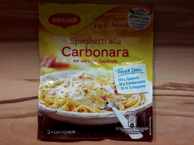 Fix & Frisch, Spaghetti alla Carbonara (zubereitet) | Hochgeladen von: cucuyo111