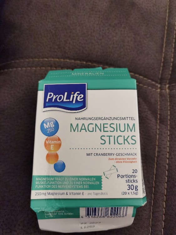 ProLife Magnesium Sticks, 250mg Magnesium von kinglimp | Hochgeladen von: kinglimp
