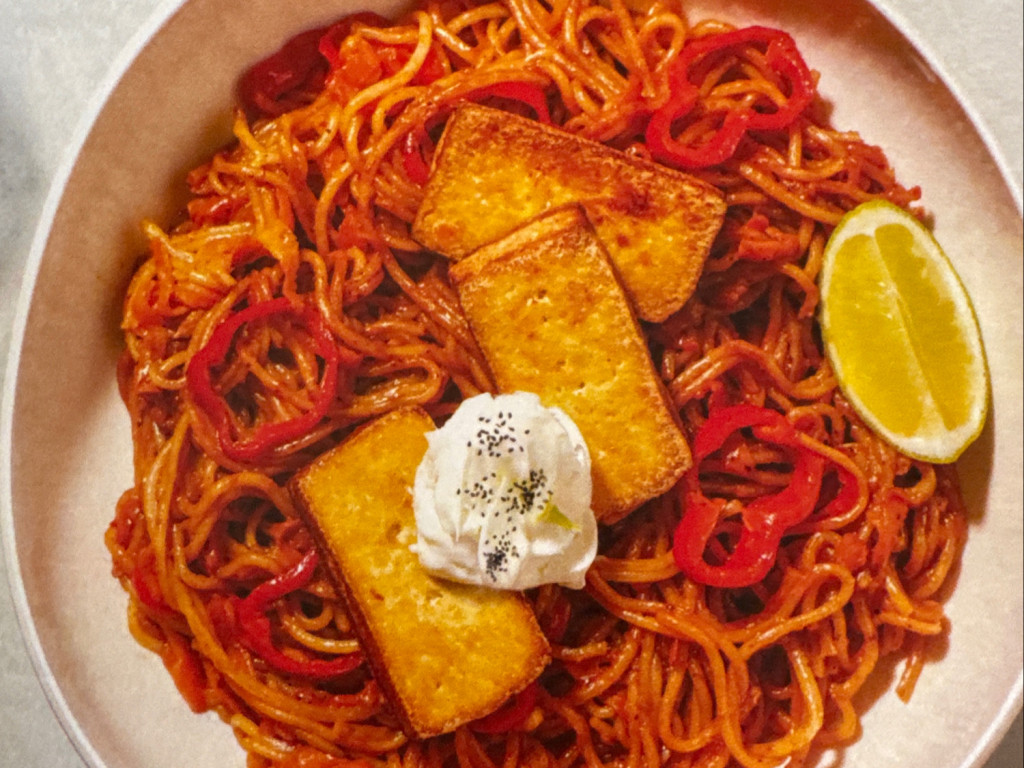 Fettucine mit crispy Sweet Chilli Tofu, Hello Fresh von vitad | Hochgeladen von: vitad