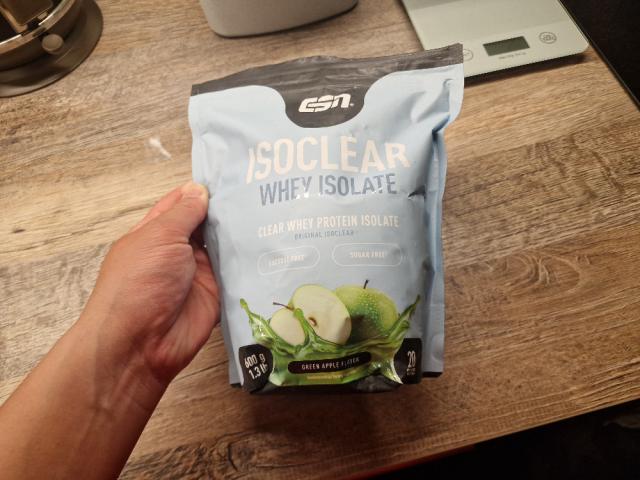 ESN Isoclear Whey Isolat Green Apple Flavor von Nubysan | Hochgeladen von: Nubysan