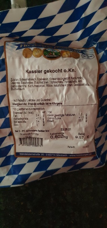 Kassler, gekocht ohne Knochen von Kathi706 | Hochgeladen von: Kathi706