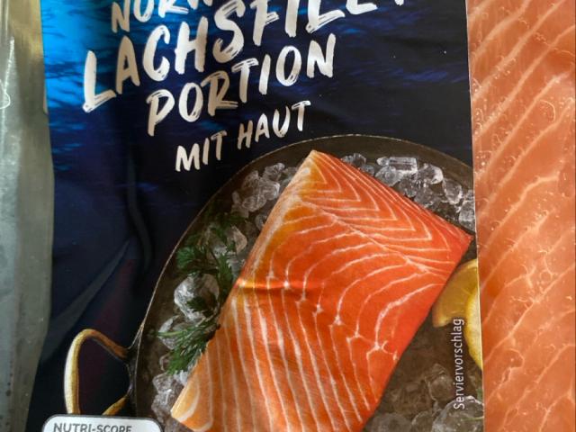 Norwegische Lachsfilet, Portion mit Haut von Magnuspool | Hochgeladen von: Magnuspool