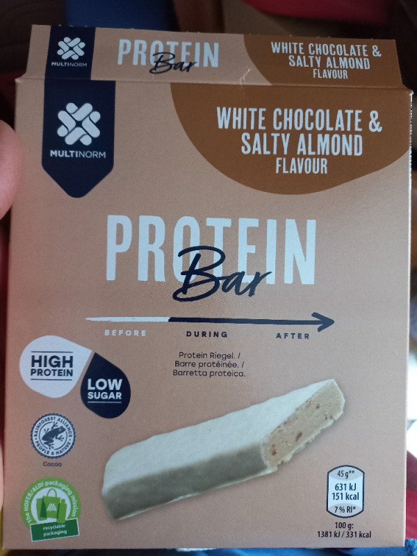 white chocolate salty almond, Protein bar von jules20 | Hochgeladen von: jules20