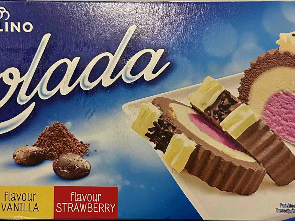 Rolada, Speiseeis mit Vanille-/Erdbeer-/Schoko-Geschmack von Bla | Hochgeladen von: BladaBua