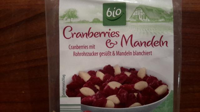 Bio Cranberries & Mandeln, Cranberries mit Rohrrohzucker | Hochgeladen von: subtrahine