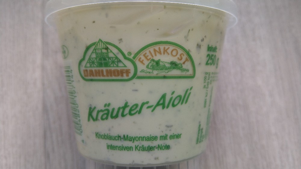 Dahlhoff Feinkost, Kräuter-Aioli, Knoblauch Kalorien - Brotaufstrich - Fddb