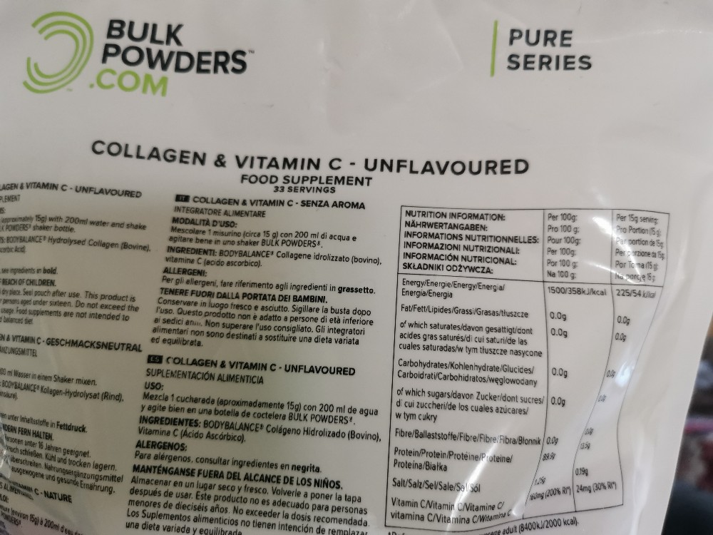 Collagen + Vitamin C - Unflavoured, Food Supplement von Lorse | Hochgeladen von: Lorse