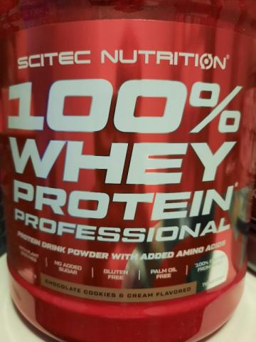 SCITEC 100% Whey  Chocolate Cookies & Cream Flavours, 100% W | Hochgeladen von: SunnyK84