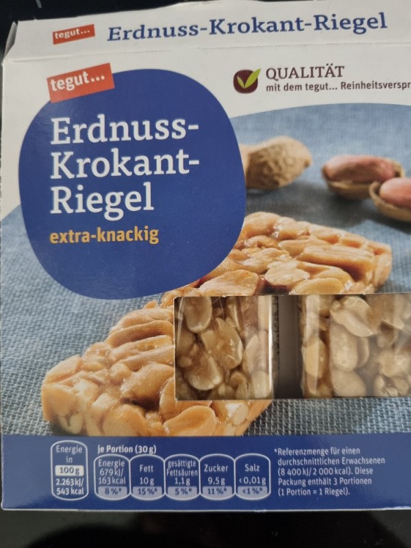 Erdnuss-Krokant-Riegel von Pustekuchen | Hochgeladen von: Pustekuchen