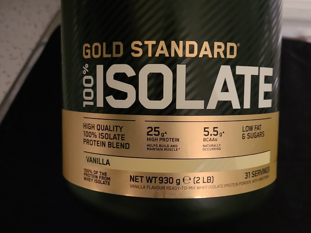 gold standard isolate, Vanille von se6967908 | Hochgeladen von: se6967908