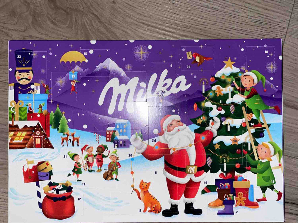 Milka Adventskalender Alpenmilch Schokolade mit Cremefüllung von | Hochgeladen von: LotteM
