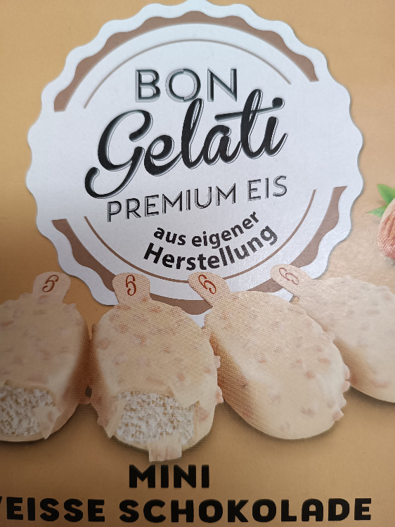 Premium Eis, Mini Weisse Schokolade Mandel von Pseudonym | Hochgeladen von: Pseudonym