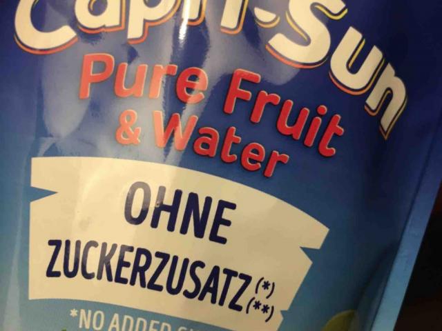 Capri-Sun Pure Fruit & Water, ohne Zuckerzusatz von Nunu114 | Hochgeladen von: Nunu114
