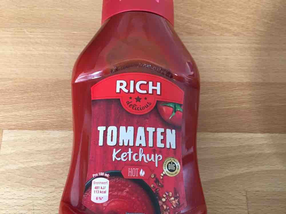 Rich, Feuriger Tomaten Ketchup, hot Kalorien - Saucen, Dressing - Fddb