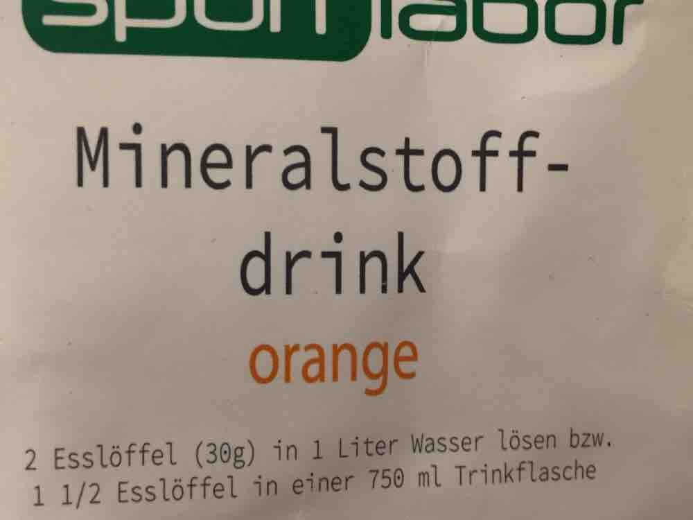Mineralstoffdrink, Orange von pahofer | Hochgeladen von: pahofer