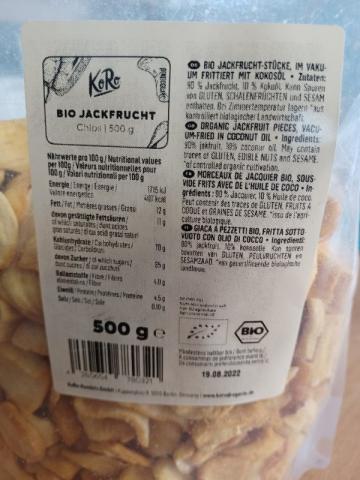 Bio Jackfrucht Chips von Schnullikopf | Hochgeladen von: Schnullikopf