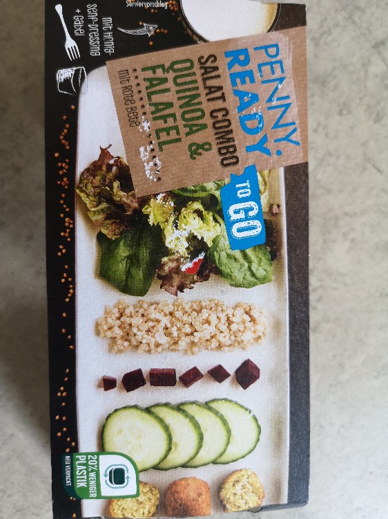 Penny Salat Quinoa und Falafel, Mit rote Beete von itak | Hochgeladen von: itak