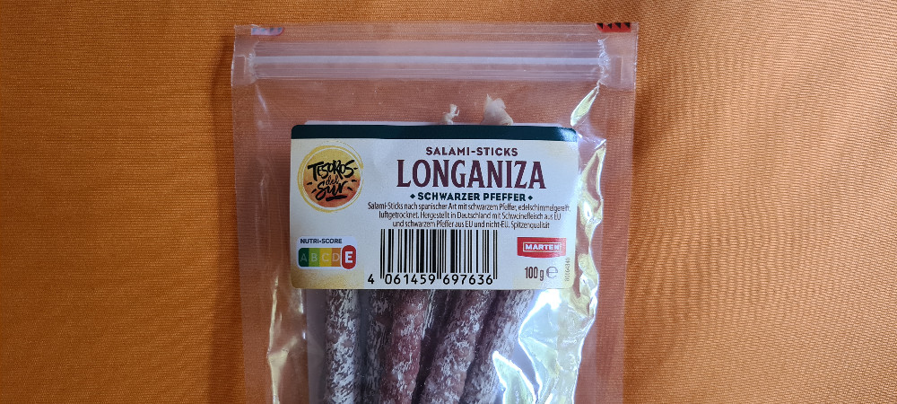 Salami-Sticks, Longaniza - schwarzer Pfeffee von palupa | Hochgeladen von: palupa