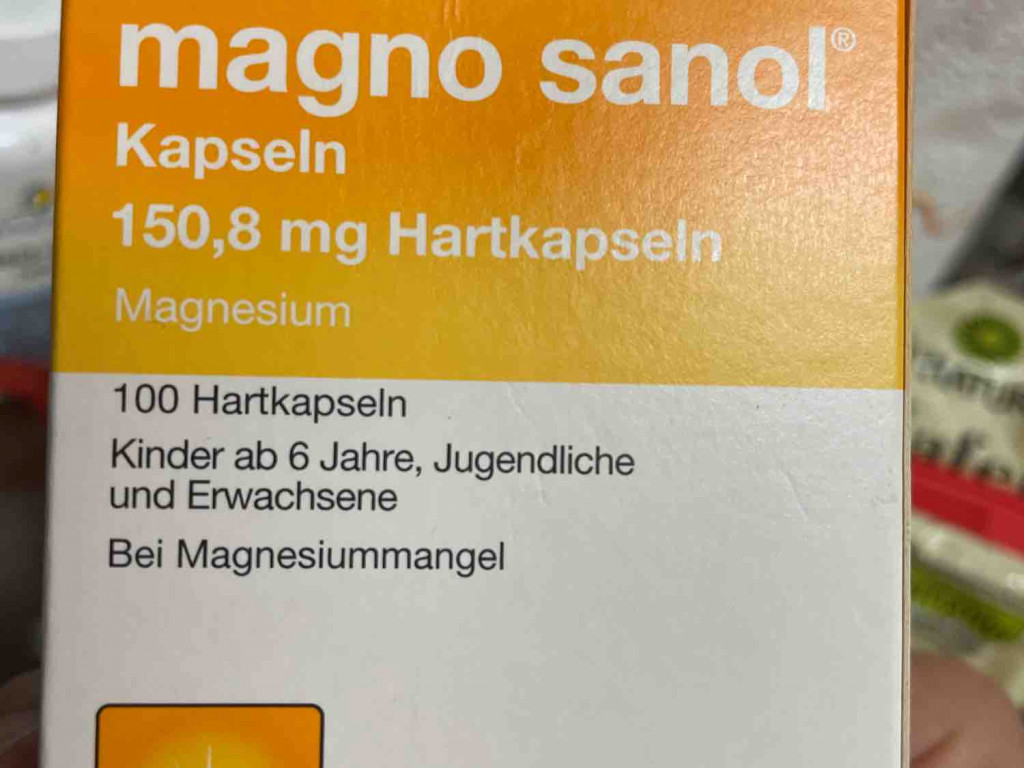 Magno sanol, 150,8 mg Magnesium Kapsel von Wilfred | Hochgeladen von: Wilfred