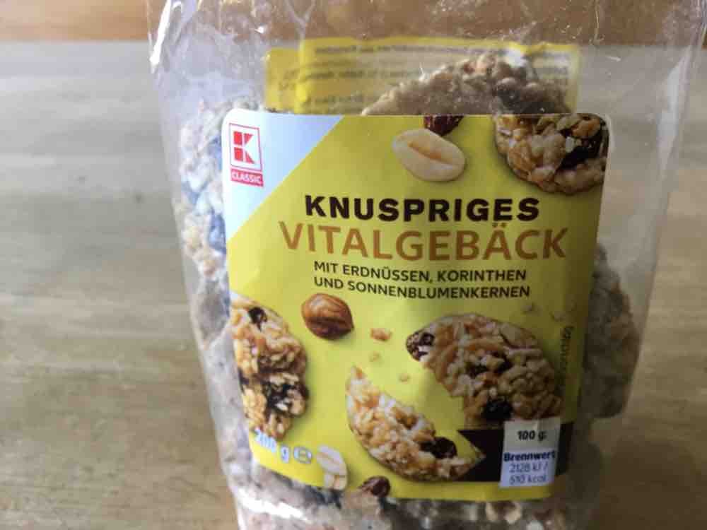 Knusperiges Vitalgebäck, mit Erdnüssen,Korinthen und Sonnenblume | Hochgeladen von: uspliethoff