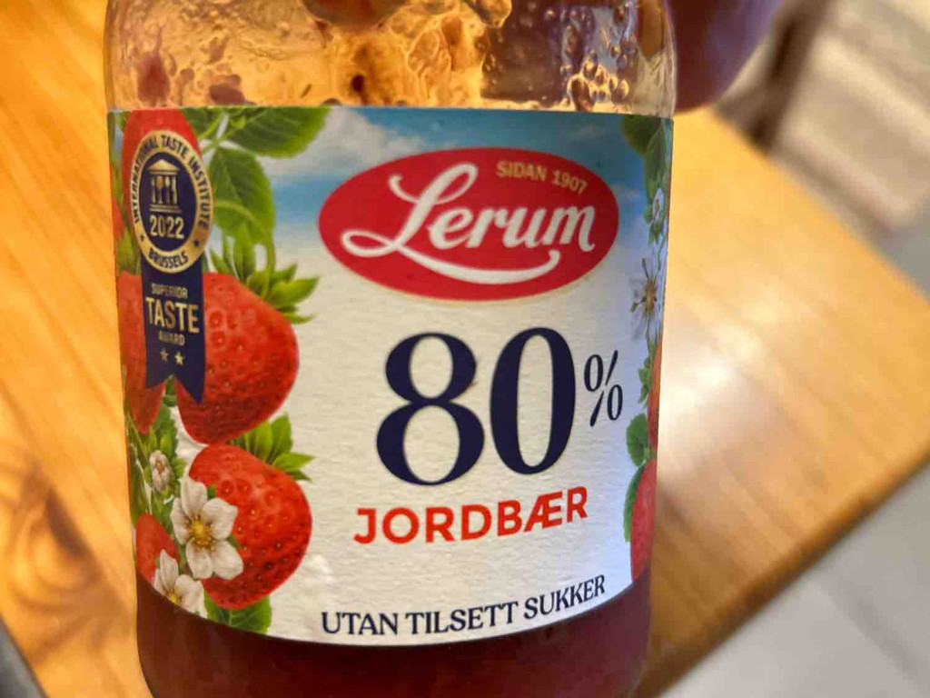 80% Jordbær, utan tilsett sukker von Larmand69 | Hochgeladen von: Larmand69