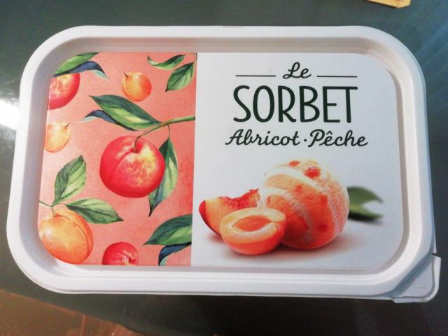 Le Sorbet Apricot und Peche (Aprikose und Pfirsich), Migros, | Hochgeladen von: aoesch
