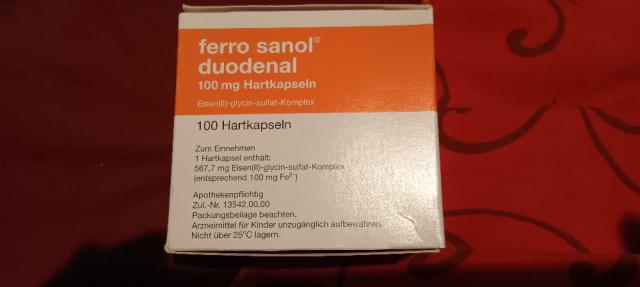 ferro sanol duodenal 100mg Hartkapsel von Ki.Schmidt | Hochgeladen von: Ki.Schmidt