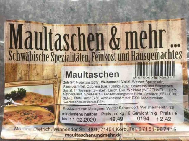 Maultaschen von Albrecht | Hochgeladen von: Albrecht