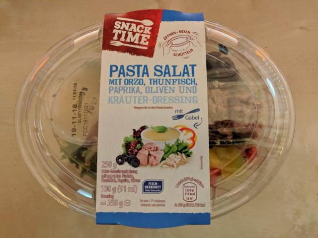 Salatcup, Pasta Salat mit Orzo, Thunfisch, Paprika, Oliven | Hochgeladen von: GoodSoul