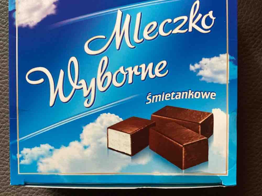 Mleczko Wyborne ?mietankowe, Schaumzuckerwarenkonfekt mit Sahneg | Hochgeladen von: Melstei