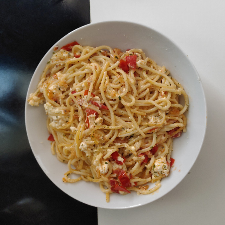 Feta Tomaten Spaghetti von Salzchips | Hochgeladen von: Salzchips