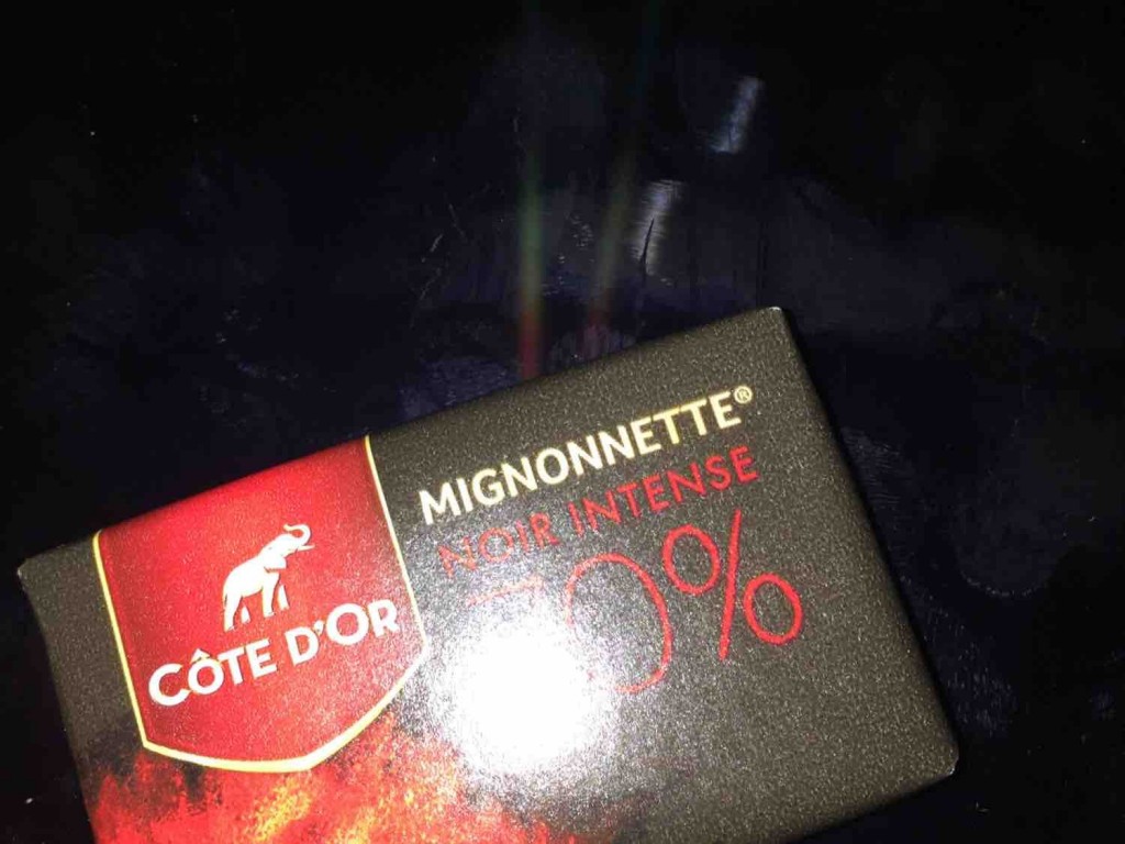 Cte dOr Mignonette / Mini, Noir 70% / 70% schwarze Schokolade v | Hochgeladen von: Isyone