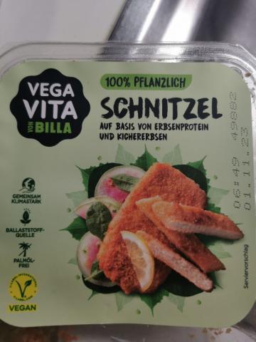 Schnitzel, Auf Basis Erbsenprotein und Kichererbsen von meeoow | Hochgeladen von: meeoow