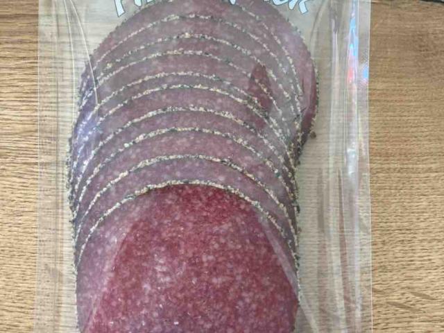 Frischepack, Geflügelsalami im Pfeffermantel von Pantoffelheld | Hochgeladen von: Pantoffelheld