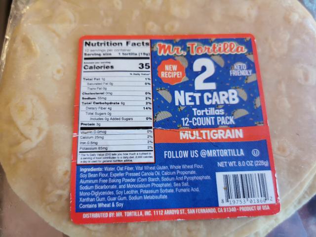 Mr. Tortilla Tortillas, 2 Net Carbs by cannabold | Uploaded by: cannabold
