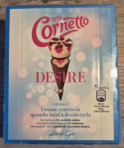 Cornetto Desire, gesalzene Haselnuss, Amarena, weiße Schokolade | Hochgeladen von: cm2810