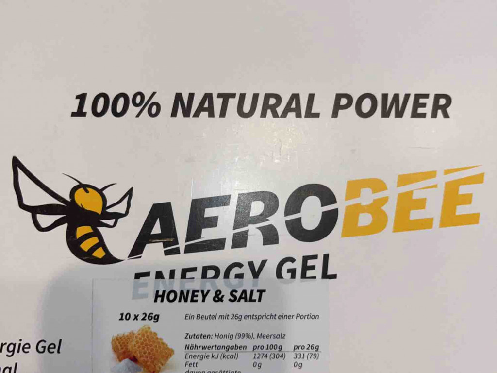 Aerobee Energy Gel, Honey & Salt von wobSlim | Hochgeladen von: wobSlim