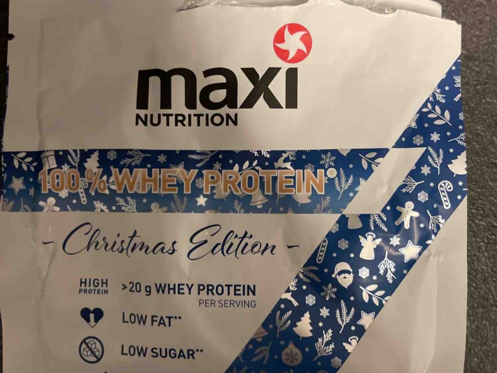 Maxi Nutrition 100% Whey Christmas Edition, Kokosmakrone von FN4 | Hochgeladen von: FN480