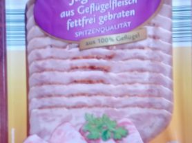 Jagdwurst aus Geflügelfleisch, gebraten (Güldenhof, Aldi) | Hochgeladen von: kolibri6611
