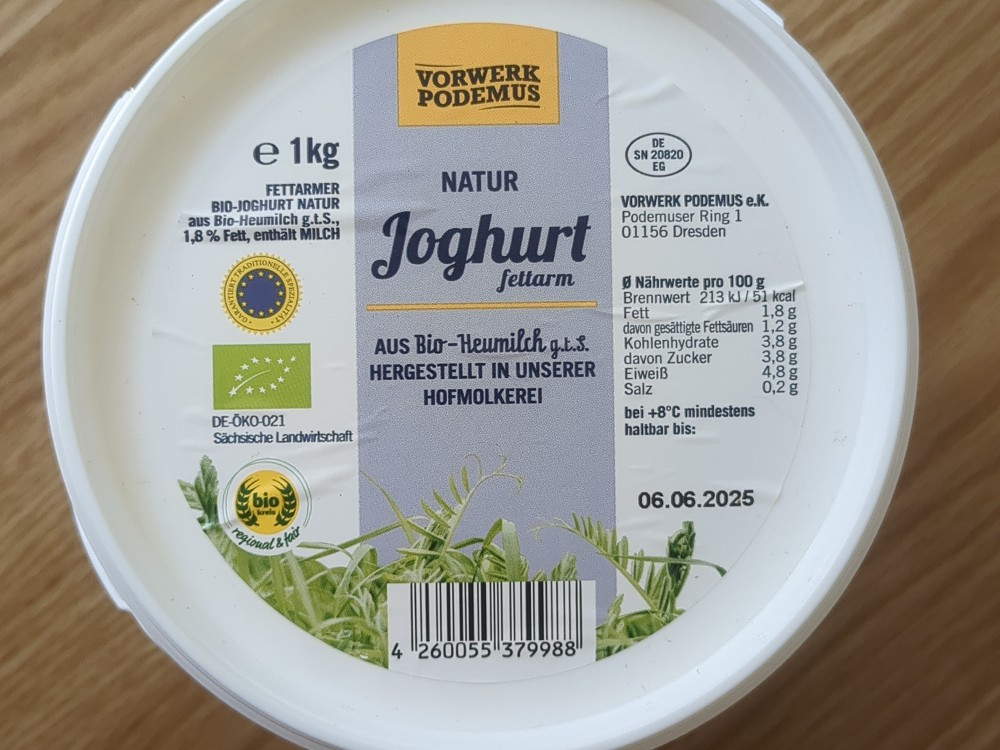 Naturjoghurt Fettarm, 1,8 % Fett von hgfr | Hochgeladen von: hgfr Naturjoghurt Fettarm, 1,8 % Fett von hgfr | Hochgeladen von: hgfr