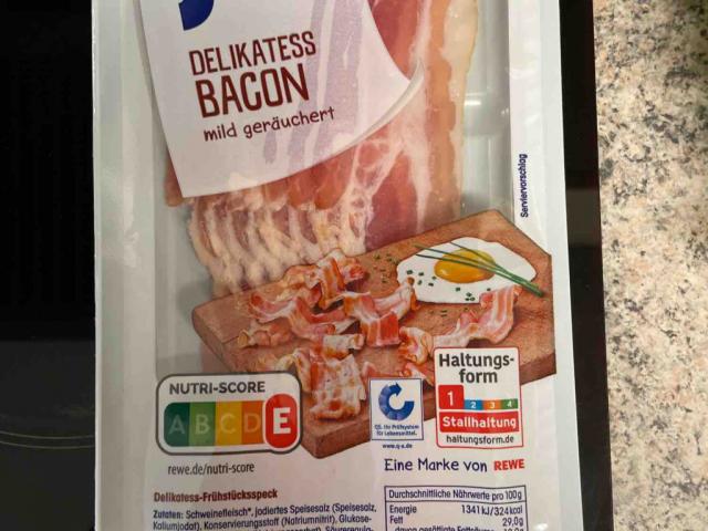 Delikatess Bacon, Frühstücksspeck mild geräuchert von Leonbnnbn | Hochgeladen von: Leonbnnbn