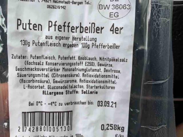 Puten Pfefferbeißer, mit Putenfleisch von nicosch91 | Hochgeladen von: nicosch91