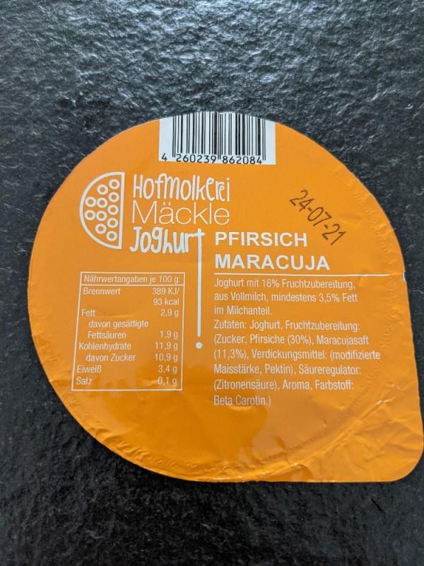 Joghurt, Pfirsich Maracuja von georg760 | Hochgeladen von: georg760