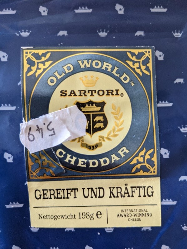 Sartori old world cheddar, gereift und kräftig von Bruny | Hochgeladen von: Bruny