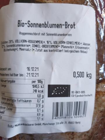 Bio-Sonnenblumenbrot von ACTK | Hochgeladen von: ACTK