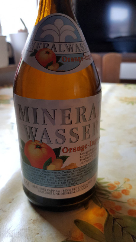 Mineralwasser, Orange-Ingwer von Thomas Fritz | Hochgeladen von: Thomas Fritz