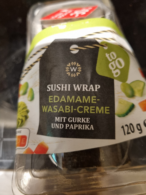 Sushi Wrap Edamame Wasabi Creme, mit Gurke und Paprika von Blank | Hochgeladen von: Blanka