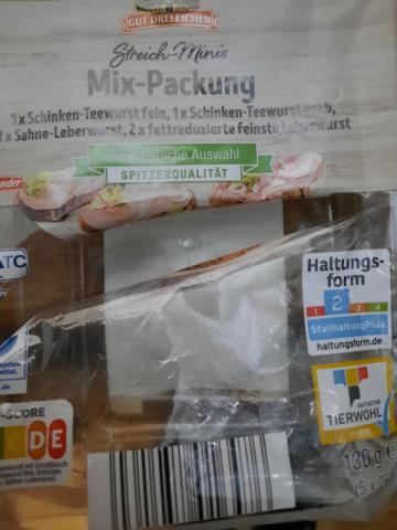 Streich Minis Mix Packung, fettreduzierte feinste Leberwurst von | Hochgeladen von: KA-TI-KA