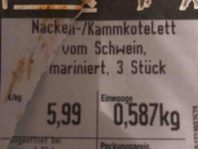 Nacken-/ Kammkotelett  vom Schwein von Katja1707 | Hochgeladen von: Katja1707