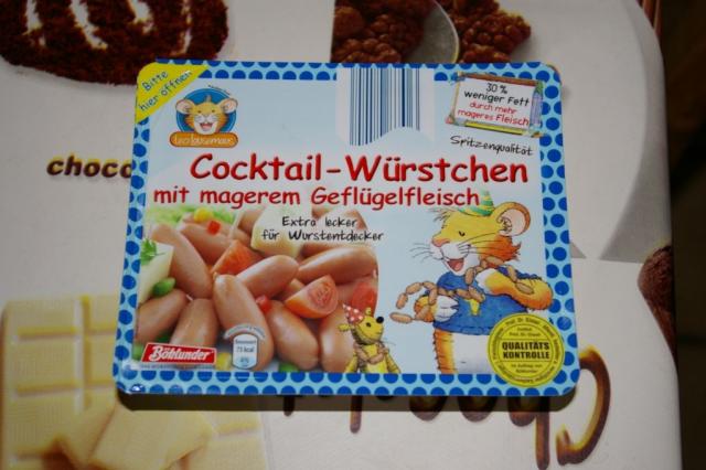 Cocktail-Würstchen Leo Lausemaus, Geflügelfleisch | Hochgeladen von: Chivana